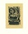 Ex Libris Chelminska is an original Contemporary Artwork realized in the half of the 20th Century. Original B/W woodcut...