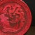 Asian Carved Red Lacquer Dragon and Phoenix Round Decorative Plate For Sale - Image 3 of 9