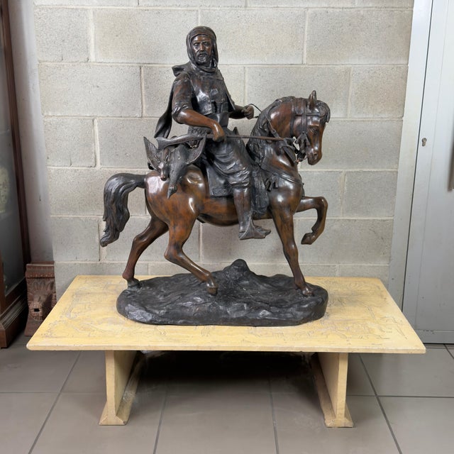 A piece of extraordinary expressive power and grandeur, destined for discerning collectors and lovers of fine sculpture....