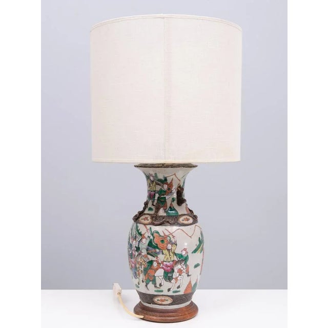 Earthenware Table Lamp, China, 1890s For Sale - Image 12 of 13
