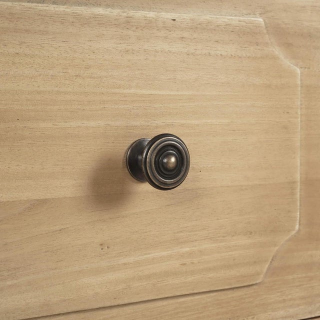 Spool-Turned Light Wood Dresser For Sale - Image 9 of 11