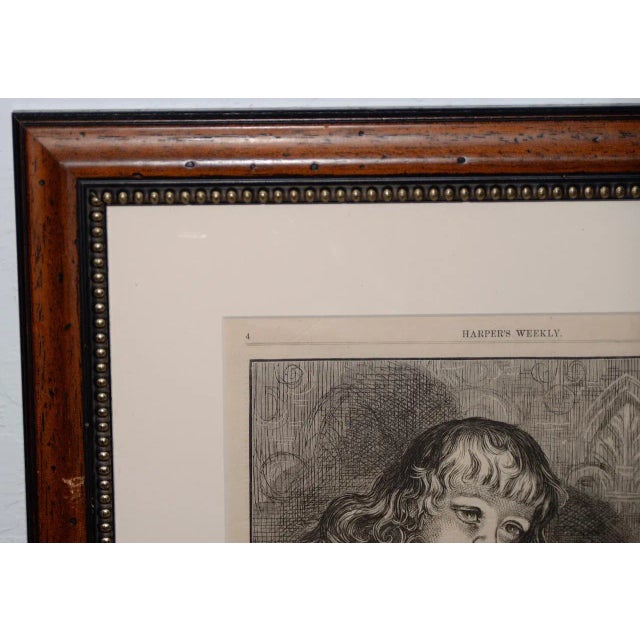 Thomas Nast "A Christmas Sketch" for Harpers Weekly C.1878 For Sale In San Francisco - Image 6 of 10