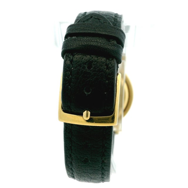 Vintage Bvlgari A5011 18k Gold Black Dial Watch, Circa 1990 For Sale In Miami - Image 6 of 14