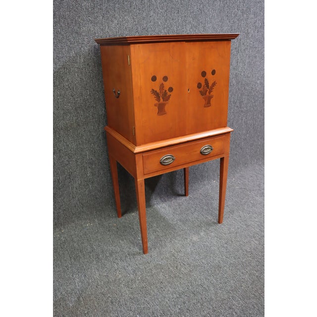 Cherry Silverware Chest Chairish