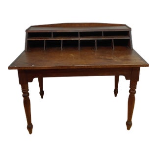 Mid 19th Century Antique Country Sheridan Clerk's Work Table Desk For Sale