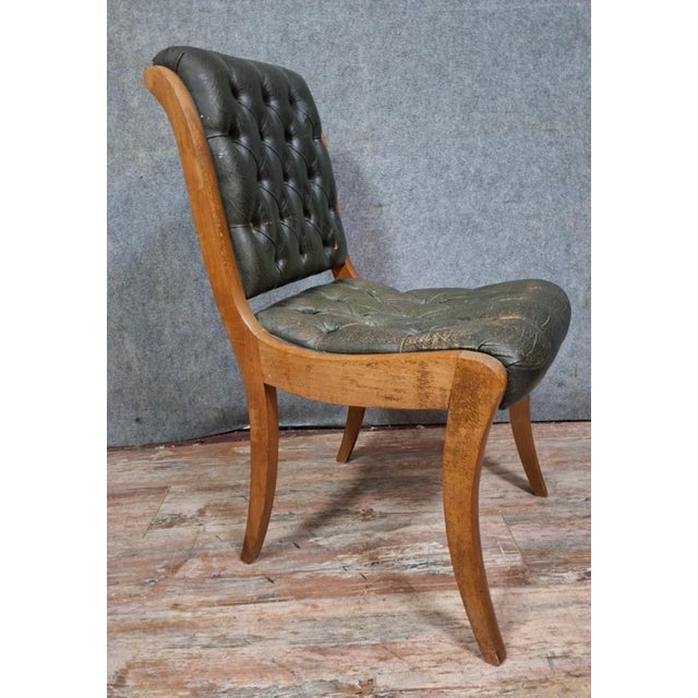 English Chesterfield Lounge Chair For Sale - Image 4 of 6