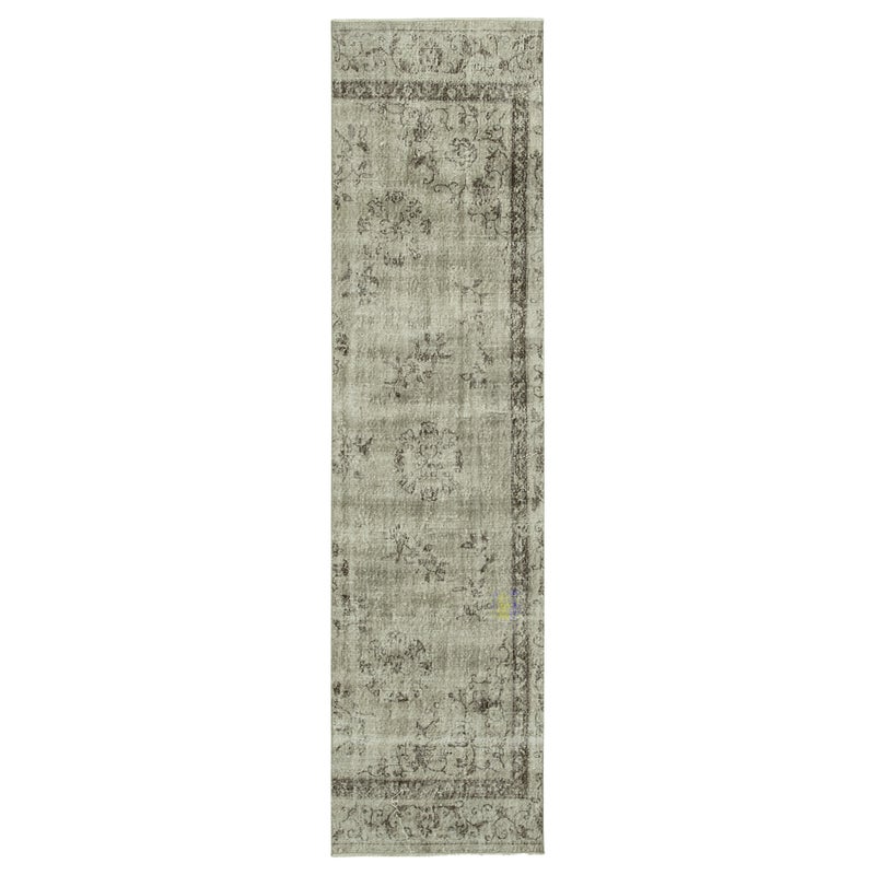 Vintage Hand-knotted Runner Rug