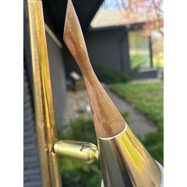 Coffee 1960s Danish Modern Floor Lamp For Sale - Image 8 of 9