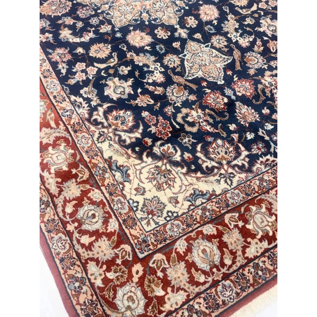 Pasargad DC Super Fine Hand Knotted Silk & Wool Rug For Sale - Image 15 of 18