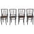 Brown Dining Chairs from Thonet, 1930s, Set of 4 For Sale - Image 8 of 8