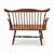 Vintage Wooden Bench – Spindle Back Bench, Classic Farmhouse Style, Elegant Seating, Rustic Home Furniture For Sale - Image 12 of 17