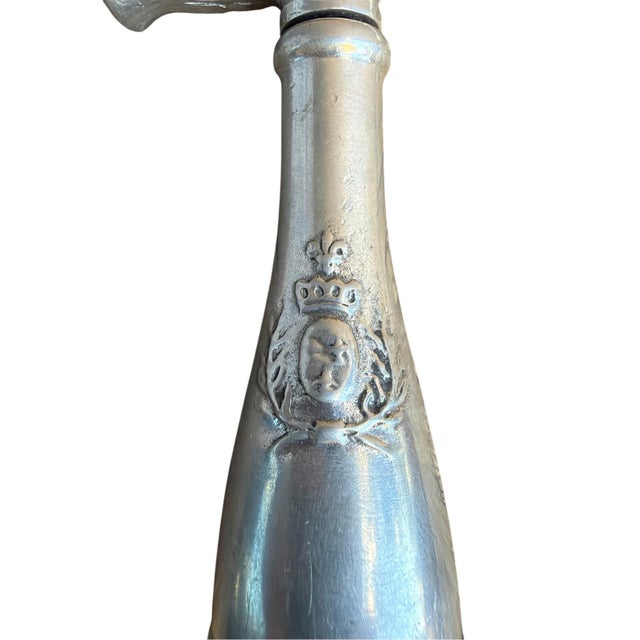 Vintage Grand Cru Pewter Corkscrew Stamped Etain For Sale - Image 11 of 11