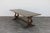 1940s French Oak Farmhouse Dining Table | Antique Rustic Trestle Base | Provincial Country For Sale In Los Angeles - Image 6 of 14