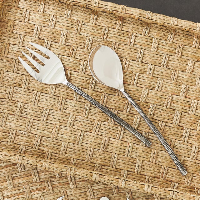 Kenneth Ludwig Chicago Arwell Salad Servers, Set Of 2 For Sale - Image 4 of 4