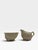 Traditional Vintage Belleek Irish Porcelain Toy Shell Creamer & Sugar Set For Sale - Image 3 of 7