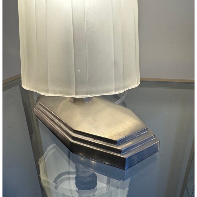 Art Deco Night Light from Hettier & Vincent, France, 1930s For Sale - Image 10 of 18