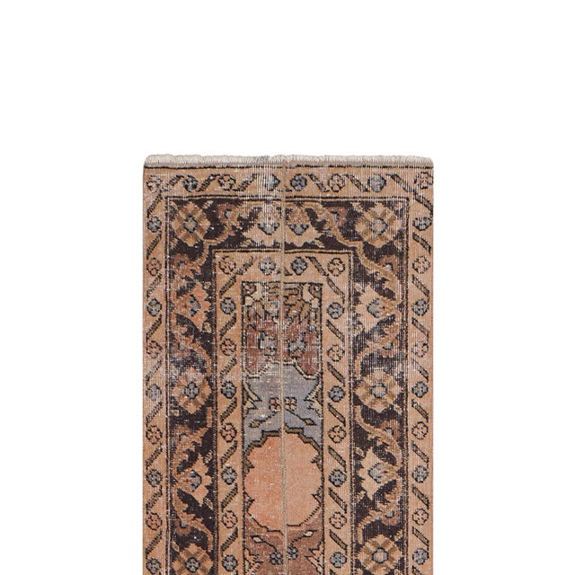 1960s Traditional Turkish Hand Knotted Vintage Long Runner Rug - Stair Carpet 1'8'' X 22'6'' 21" x 272" / 54 x 690 Cm Hand...