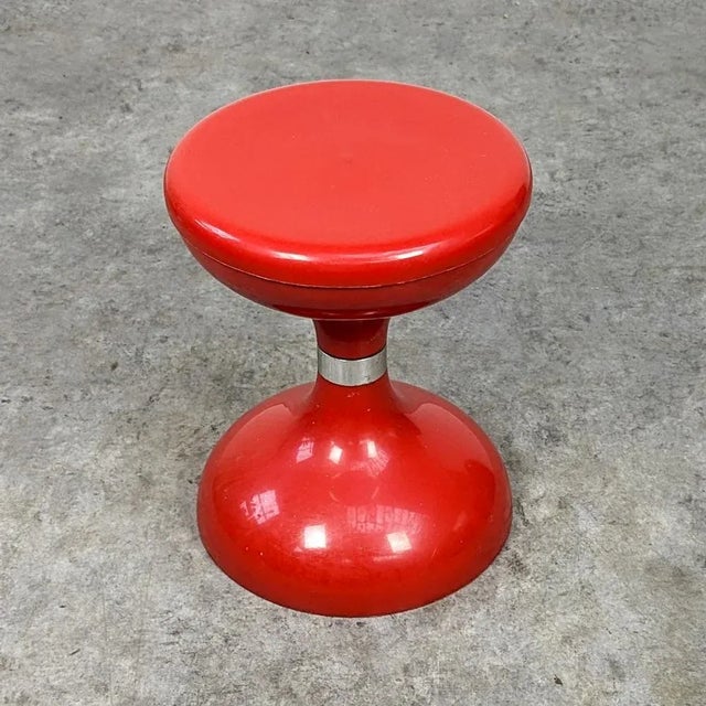 Italian Space Age Plastic Stool, 1970s For Sale - Image 10 of 10