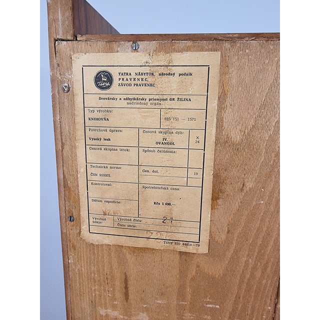 Vintage Brown Vitrine from Tatra, 1970s For Sale - Image 6 of 14