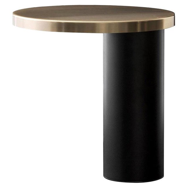 Table Lamp in Cylinda Satin Gold by Angeletti & Ruzza for Oluce For Sale - Image 9 of 9