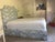 Blue Quadrille Textiles XL Full Size Upholstered Bed For Sale - Image 8 of 8