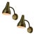 Pair of 1950s Perforated Brass Wall Lamps Attributed to Mauri Almari For Sale