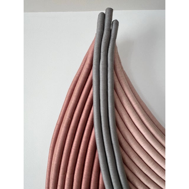 1980s Barbara Barron Textile Fiber Art Sculpture Wall Hanging For Sale - Image 11 of 12