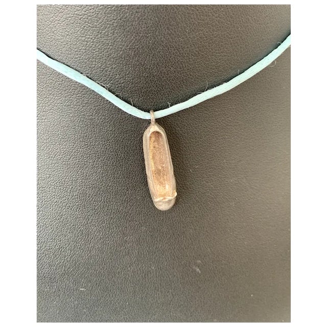1970s Sterling Ballet Slipper Necklace For Sale - Image 9 of 9