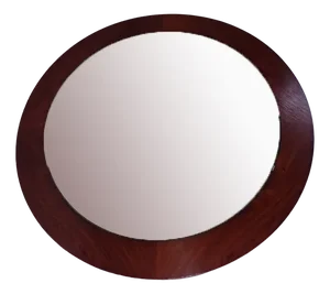 Scandinavian Palisander Mirror, 1970s