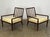 1950s Pair WWZ Chairs by t.h. Robsjohn-Gibbings for Widdicomb - Mid-Century Walnut Lounge Chairs For Sale - Image 10 of 12