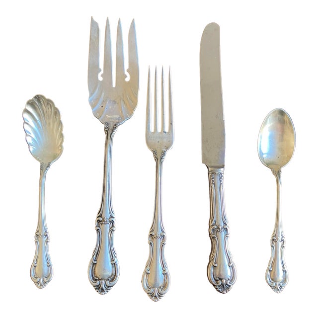 Mid 20th Century International Silver, Sterling Joan of Arc Set . For Sale