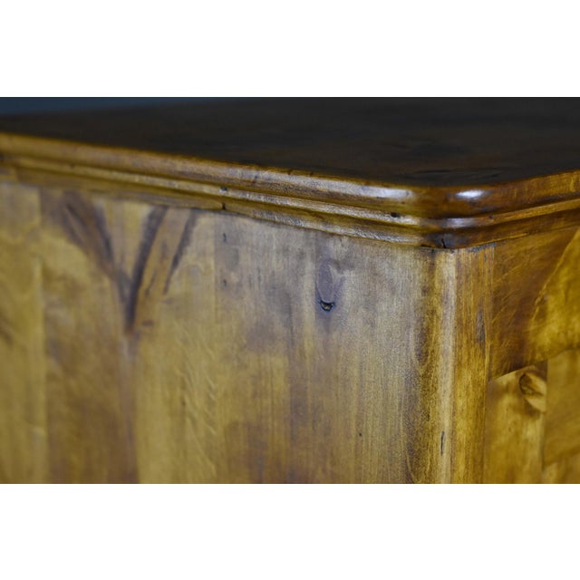 Tall Birch Cabinet, 1920s For Sale - Image 10 of 11