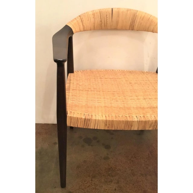 Bungalow 5 Bungalow 5 Mid-Century Style Caned Accent Chair For Sale - Image 4 of 7