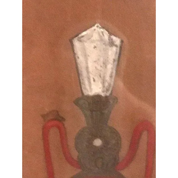 Asian Antique Qing Dynasty Ancestor Portrait Painting, Framed For Sale - Image 3 of 7