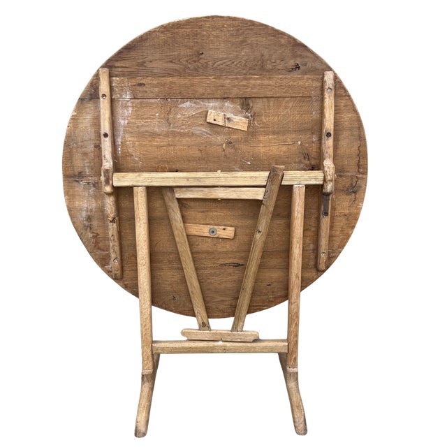 Early 1900s French Oak Wine Tasting Table For Sale In Atlanta - Image 6 of 7