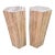 Mid 20th Century Postmodern Faux Travertine Laminate Pedestals - A Pair For Sale