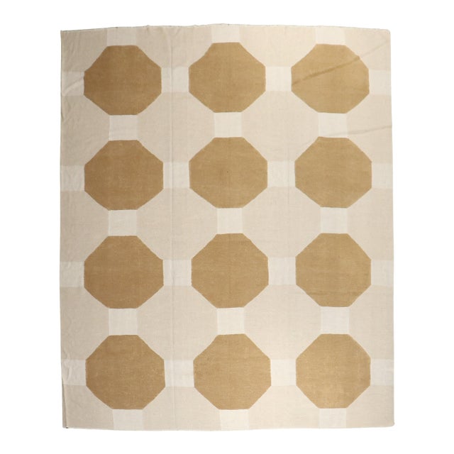 Zabihi Collection Modern Persian Kilim - 11'4" x 14'8" For Sale