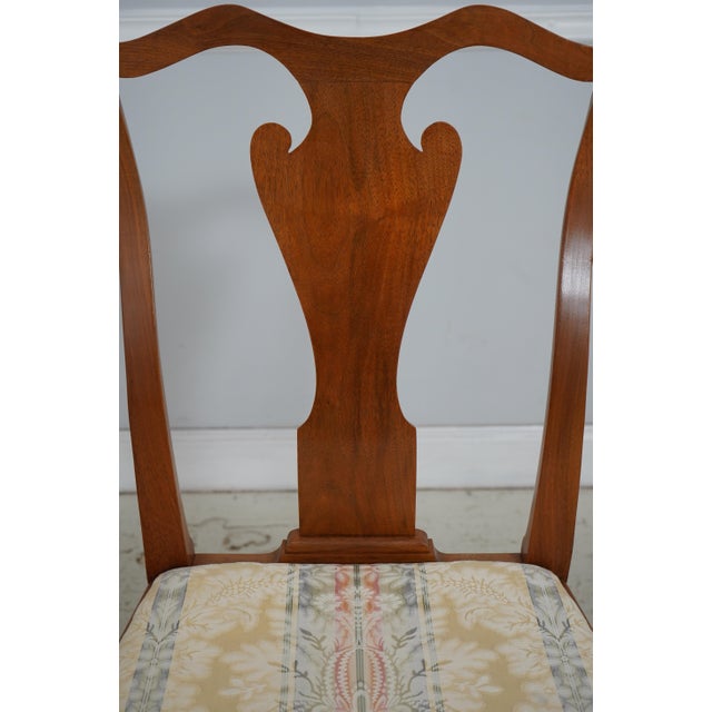 Set of 6 Bench Made Walnut Chippendale Dining Chairs For Sale In Philadelphia - Image 6 of 18