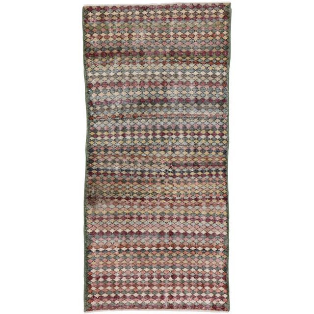 Vintage Turkish Sivas Rug - 02'03 x 05'09 For Sale - Image 9 of 9