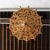 Metal Vintage Art Deco Two-Tiers Upside Down Umbrella Ceiling Chandelier With Faux Tortoiseshell For Sale - Image 7 of 8