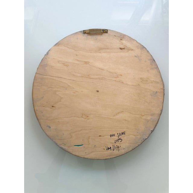 Plastic Vera Vizzi, The Same Lunar Wall Relief with Celestial Views, 2025, Modeling Clay and Acrylic For Sale - Image 7 of 10