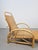 Vintage Extendable Garden Deck Chair in Rattan, 1960 For Sale - Image 9 of 18