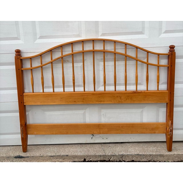 1990s Ethan Allen Country Crossings Queen Headboard For Sale - Image 11 of 12