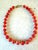 Contemporary Coral Beaded Necklace With Gold Toe Clasp Designed by Matthew Izzo For Sale - Image 3 of 4