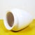 White White Glazed Terracotta Vase For Sale - Image 8 of 9
