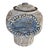 Late 20th Century Studio Art Pottery Scraffito Blue and Gray Vase 7.25" For Sale - Image 5 of 12