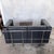 Mid-Century Black Leather and Chrome Two Seater Sofa by Le Corbusier For Sale - Image 9 of 10