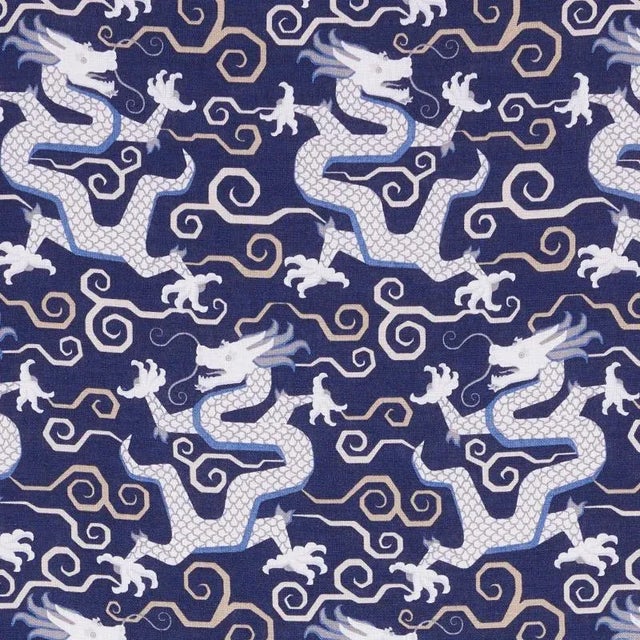 Inspired by chinoiserie motifs, this fabulous, fantastical dragon pattern was dreamt up by our in-house design studio and...