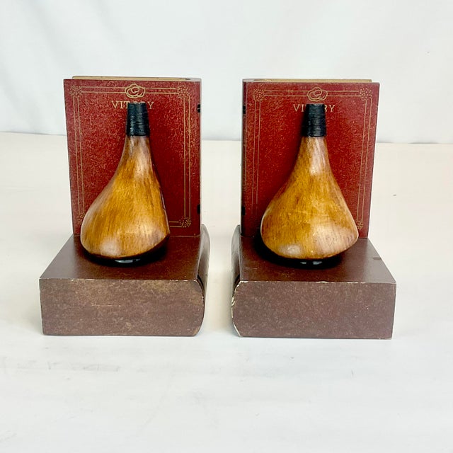 1990s Vintage Americana Golf Club Bookends - A Pair For Sale - Image 5 of 9