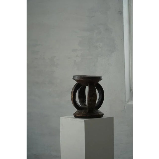 Mid-Century Dogon Stool in Hand-Carved Wood, Mali, 1950s For Sale - Image 6 of 13